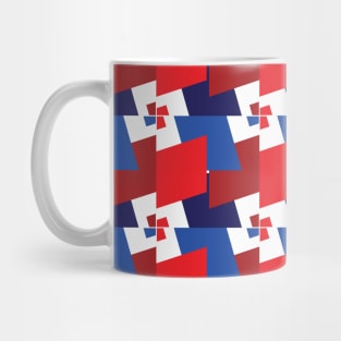 Paper windmill seamless Mug